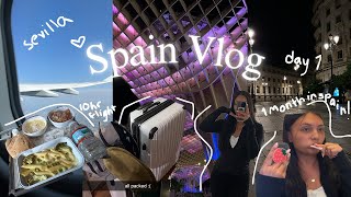 SEVILLA, SPAIN: VLOG DAY ONE (airport time, moving into my residence, exploring a bit!)