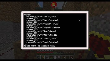 ComputerCraft Minecraft Mod (Tekkit) - Looping Redstone Signals / Programming Tutorial (PC)