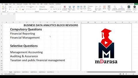 BUSINESS DATA ANALYTICS(BDA) BLOCK REVISIONS FOR APRIL 2024 KASNEB EXAMS