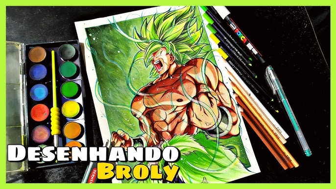 Desenhando o Goku ssj Blue ( semi realista ) Drawing Goku ssj blue - Dragon  ball super broly 