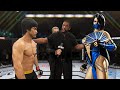 PS5 | Bruce Lee vs. Mk Kitana (EA Sports UFC 4)