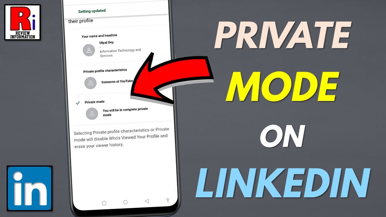 How To View Someone s Profile Anonymously On LinkedIn YouTube