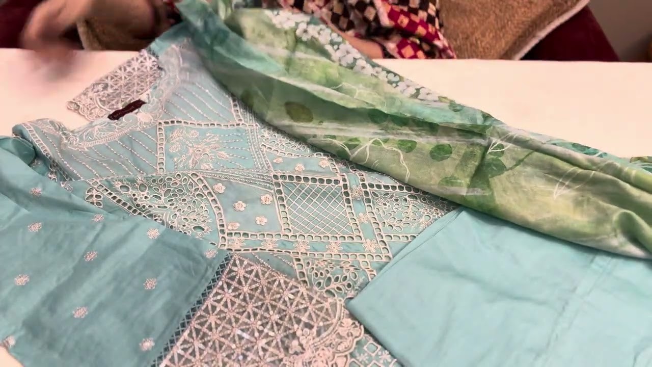 Bin Saeed latest luxury lawn emb stitched collection# price - 2800/-☎️+91 8126987577