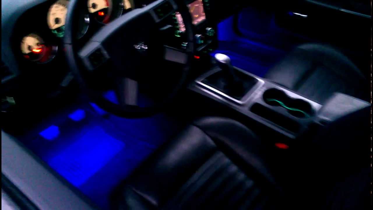 Challenger R/T Classic with Diode Dynamics LED Footwell Kit YouTube