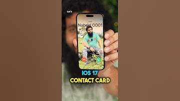 iOS 17 New Contact card feature #ios17