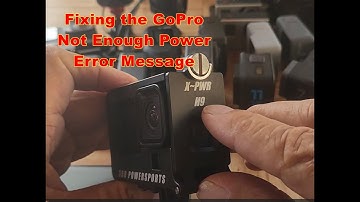 Fixing the Not Enough Power Message
