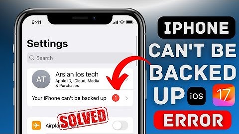 Je iPhone kan niet worden geback-upt 2023|Probleem iPhone maakt geen back-up|Melding 