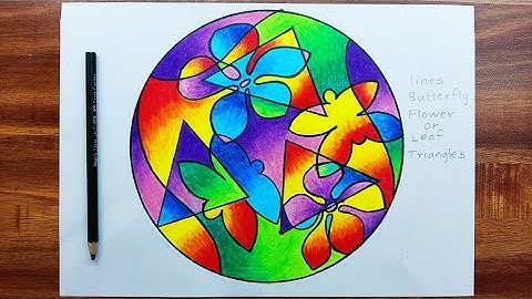 How to draw 2D Design with shading detailed video/2D Design for Elementary & Intermediate Grade Exam