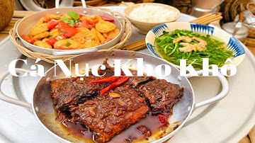 Cá nục kho nước dừa, món “hao cơm “ ngày mưa - Canh rau đắng, đậu hủ sốt cà #canhrauđắng #đậuhủsốtcà