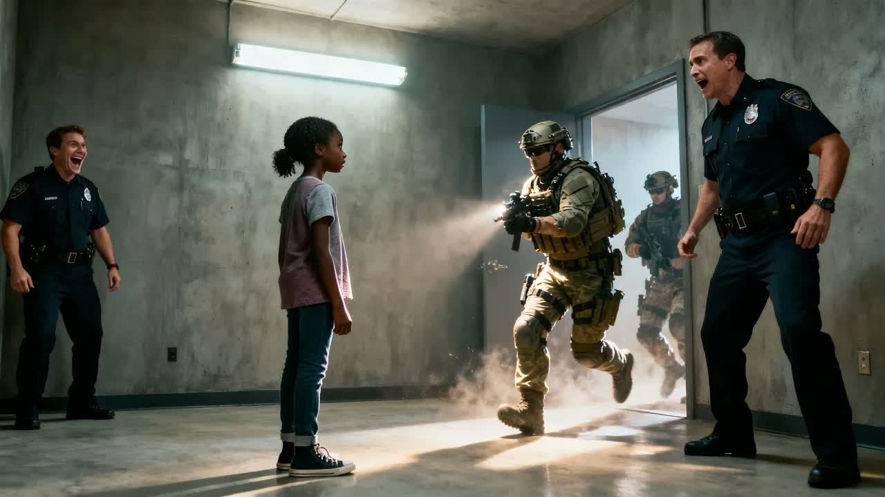 Cops Mock a Black Girl for Saying Her Mom Was a SEAL — Then Freeze When the Unit Walks In