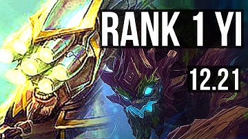 YI vs MAOKAI (JNG) | Rank 1 Yi, 15/2/9, Legendary, 600+ games, Rank 17 | EUW Challenger | 12.21