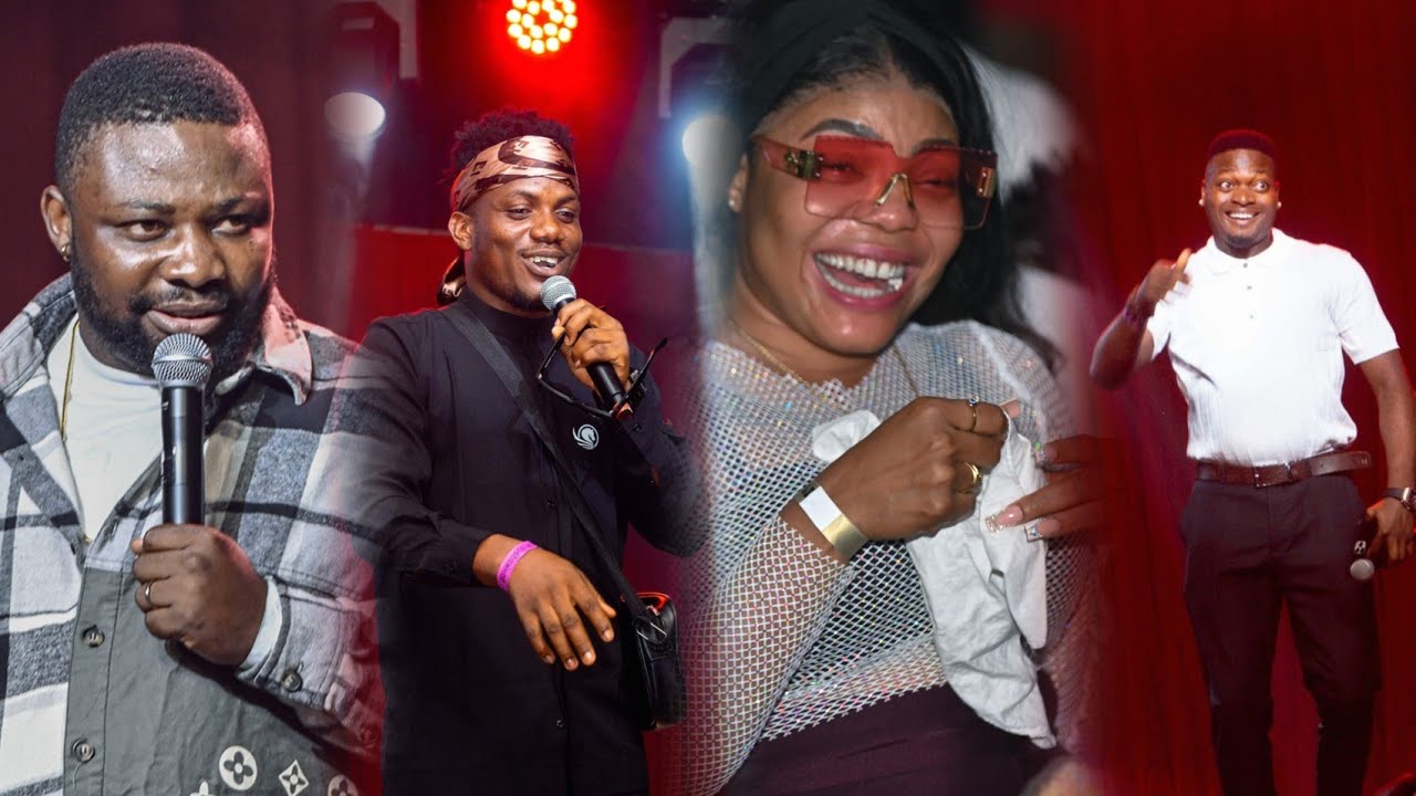 Abarie dot com most Funniest moments on stage | Bongo J Mc Carrot | JohnBosco Live in Asaba 