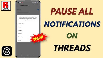 How to Pause All Notifications for Specific Period of Time on Threads