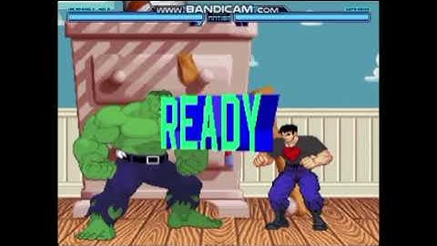 mugen epic,ep9 t1,hulk vs superboy slotman /kion doll