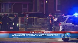 Woman dies in shooting in Norfolk