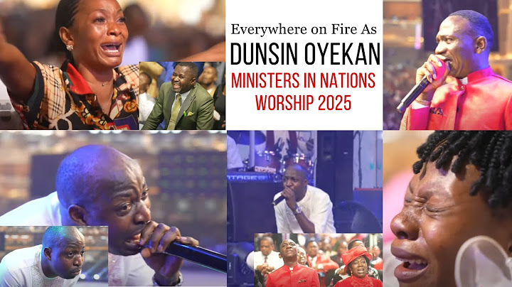 The moment Minister Dunsin Oyekan set everywhere on fire at Nations Worship 2025
