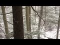 Winter Hike - Snow Storm NW Pennsylvania Bushcraft