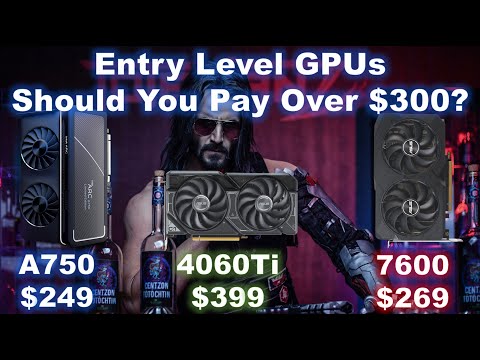 A750 vs 4060 Ti vs RX 7600 | Should You Pay Over $300 for "Entry-Level/Budget" 8GB GPU?