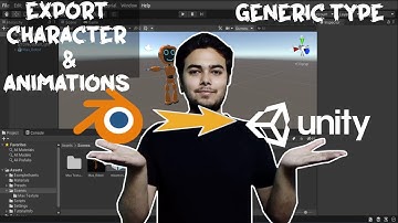 Export Character & Animations from Blender to Unity.