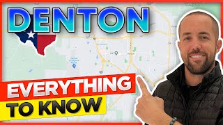 DENTON TEXAS LIVING MAP TOUR | Things YOU NEED TO KNOW Before Moving To Denton TX