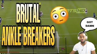 MESSI FAN REACT TO...You can feel the pain! Most Brutal Ankle Breakers in Football (OMG)