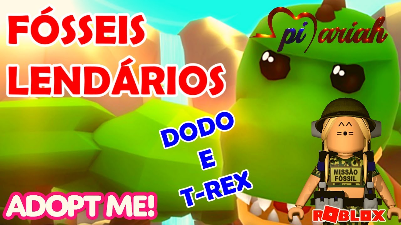 CHEGOU A ILHA FÓSSIL NO ADOPT ME - FOSSIL EGG - Roblox 