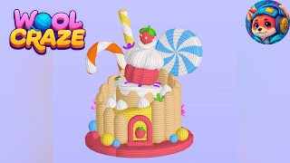 Wool Craze Puzzle Candy Cake House Guide & Answers | Mobile Gameplay Walkthrough screenshot 5