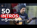 50 Inicios de canciones en 5 MINUTOS CHALLENGE | ChordHouse