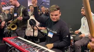 JESÚS MOLINA  1er PERFORMANCE ON THE FIRST  DAY OF THE NAMM 2023.