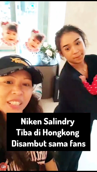 Niken Salindry tiba di Hongkong disambut sama fans