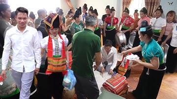 Phong Tục đưa Dâu Tiễn Con Gái Về Nhà Chồng Ngọc Kiên&Anh Tuấn Tại Pom Mỏ Thái Xã Thanh Chăn