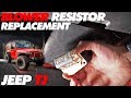 Jeep TJ Fan Blower Resistor Replacement