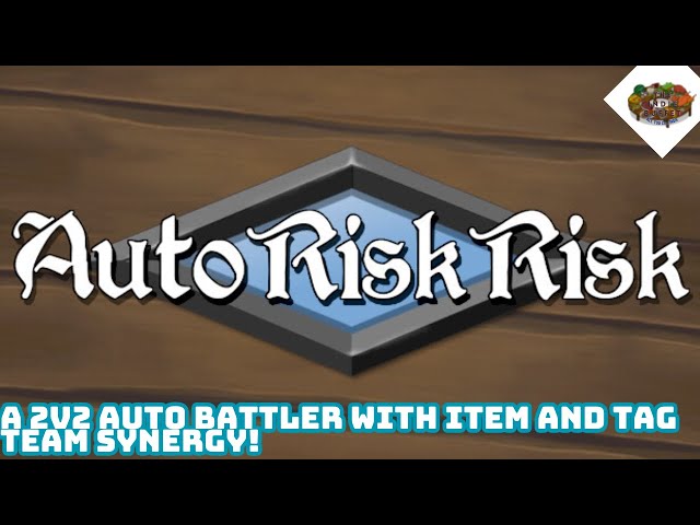 A 2v2 Auto Battler With Item And Tag Team Synergy! | Auto RiskRisk
