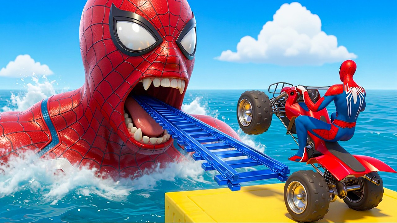 الرجل العنكبوت انقاذ باتمان Spider-Man Rescue batman vs iron man vs venom funny Game GTA 5 superhero