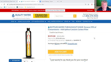 SoftPro Catalytic Upflow Carbon Filter