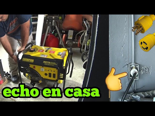 Dónde se debe instalar un generador eléctrico?