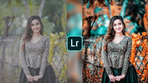 Lightroom teal and orange effect photo editing tutorial | lightroom background colour change preset