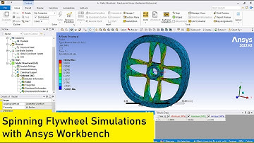 Structural Analysis of Spinning Flywheel with Ansys Workbench