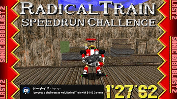Sonic Robo Blast 2 Sonic 2006: E-102 Gamma Speedrun/Challenge (Radical Train - 1