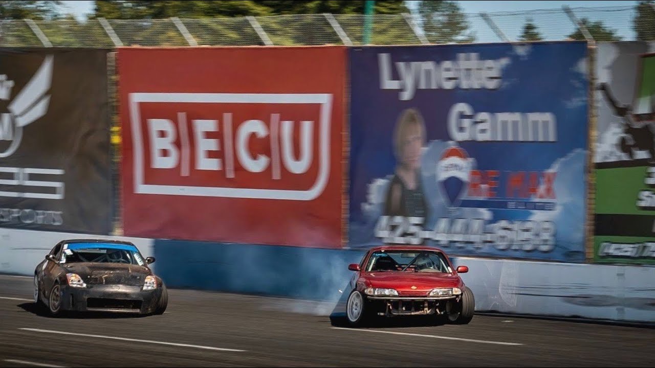 Totalling my car at Driftcon 2019 My First Comp on the big bank YouTube