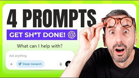 ChatGPT Deep Research for Creators: 4 Prompts to Plan Faster, Create Smarter