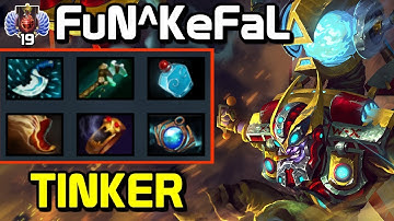 FuN^KeFaL Tinker full game vs CanceL Storm Spirit - NEW TOP EU TINKER SPAMMER