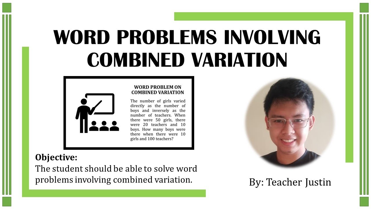 problem solving using combined variation