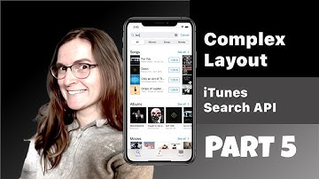 A SwiftUI Example with  a Complex UI,  and AsyncImage - iTunes Search API Tutorial - PART 5/7