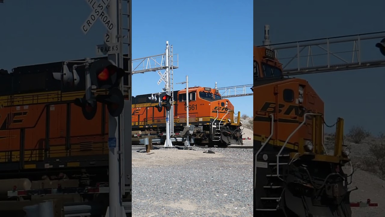 BNSF 6661 LIGHT POWER MOVE 4-4-2023