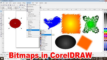 Bitmap Menu Complete Options Coreldraw | How to use Corel Draw Bitmaps Menu | Coreldraw basic hindi