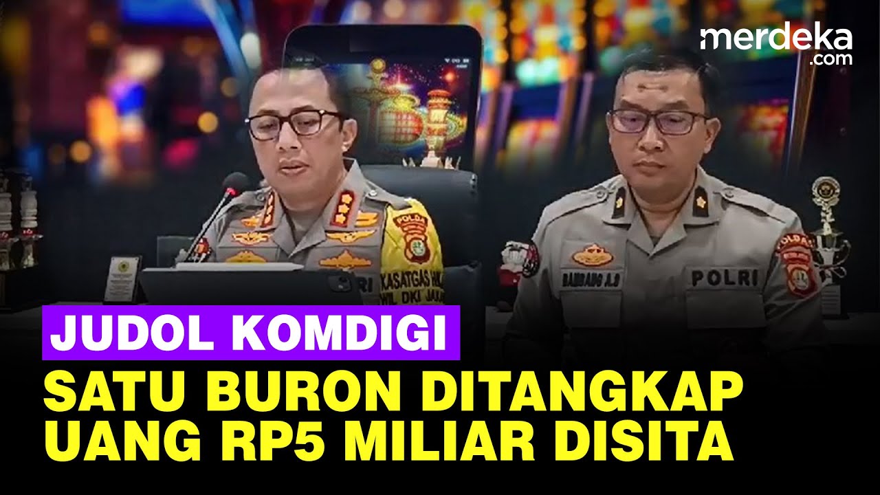 Terbaru! Polisi Tangkap Lagi Buron Judol Komdigi, Duit Rp5 Miliar Disita