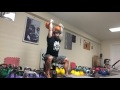 Seated Kettlebell Strict Press for Shoulder Strength and Stability