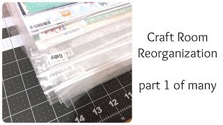 February Video-a-Thon Day 2 | Craft Room Reorganization - Part 1
