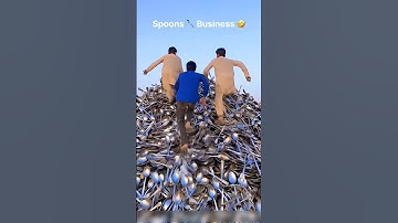 Spoons on tree🤣 #funny #viral #foryou #foryoupage #funnyvideos